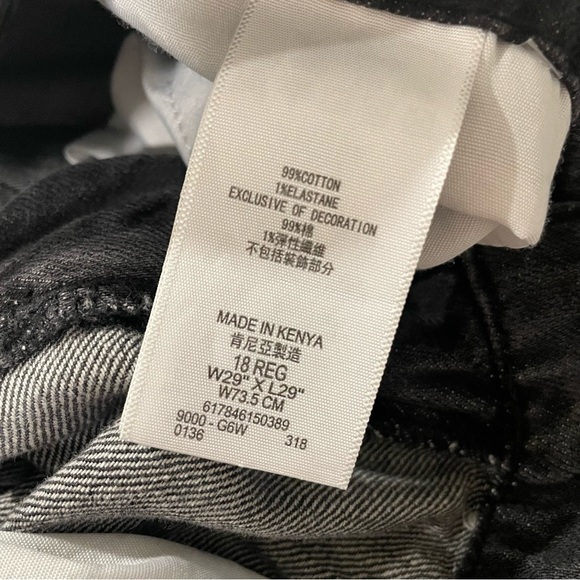 Levi's 511 slim grey distressed mens jeans - Picture 7 of 10